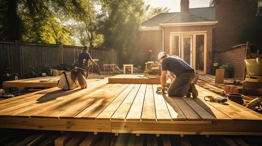 Beautifully finished outdoor living space demonstrating the artistic design and technical expertise of a Toledo decking builder.Beautifully finished outdoor living space demonstrating the artistic design and technical expertise of a Toledo decking builder.